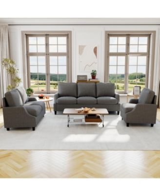 3-Piece Modern Living Room Sofa Set