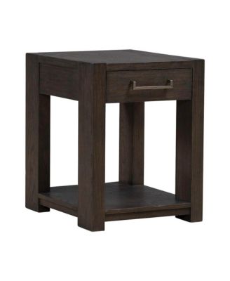 Lennox Hill Living Room Chairside Table - Bark