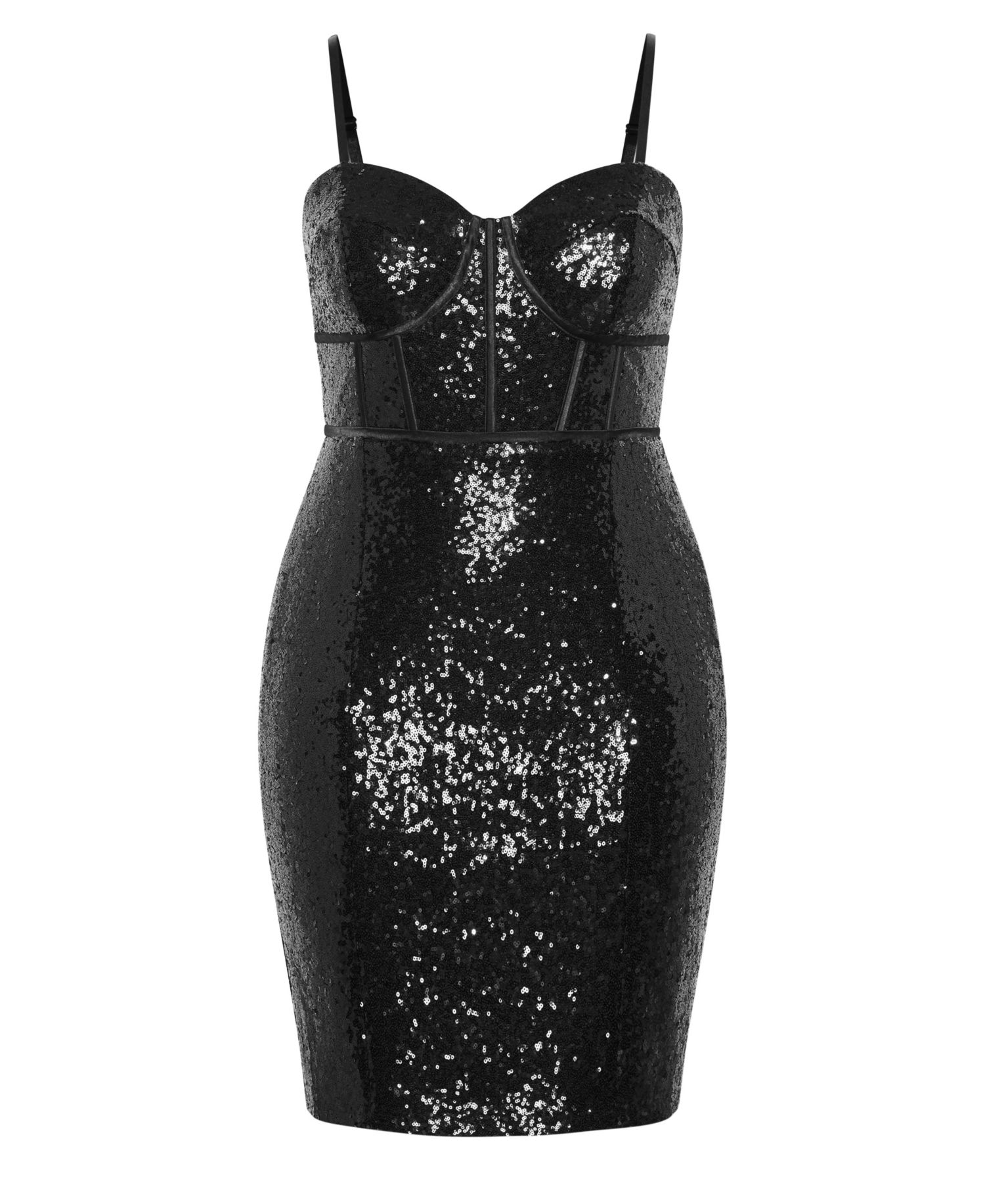 Plus Size Girly Sequin Dress