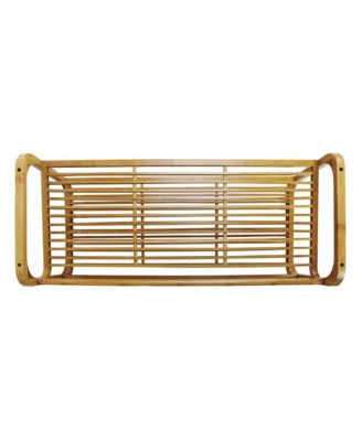  2 Tier Bamboo Shoe Rack, Rounded