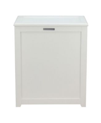 Storage Laundry Hamper, White