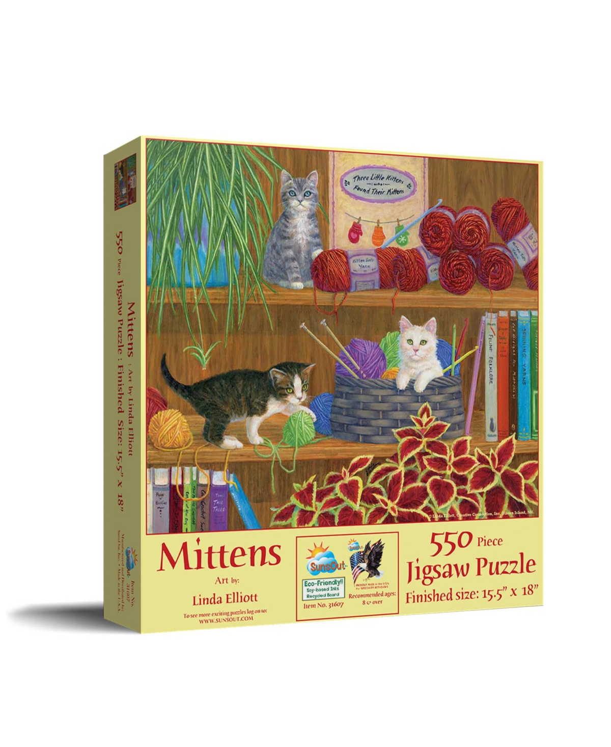 SunsOut Mittens 550 piece Jigsaw Puzzle for Adults