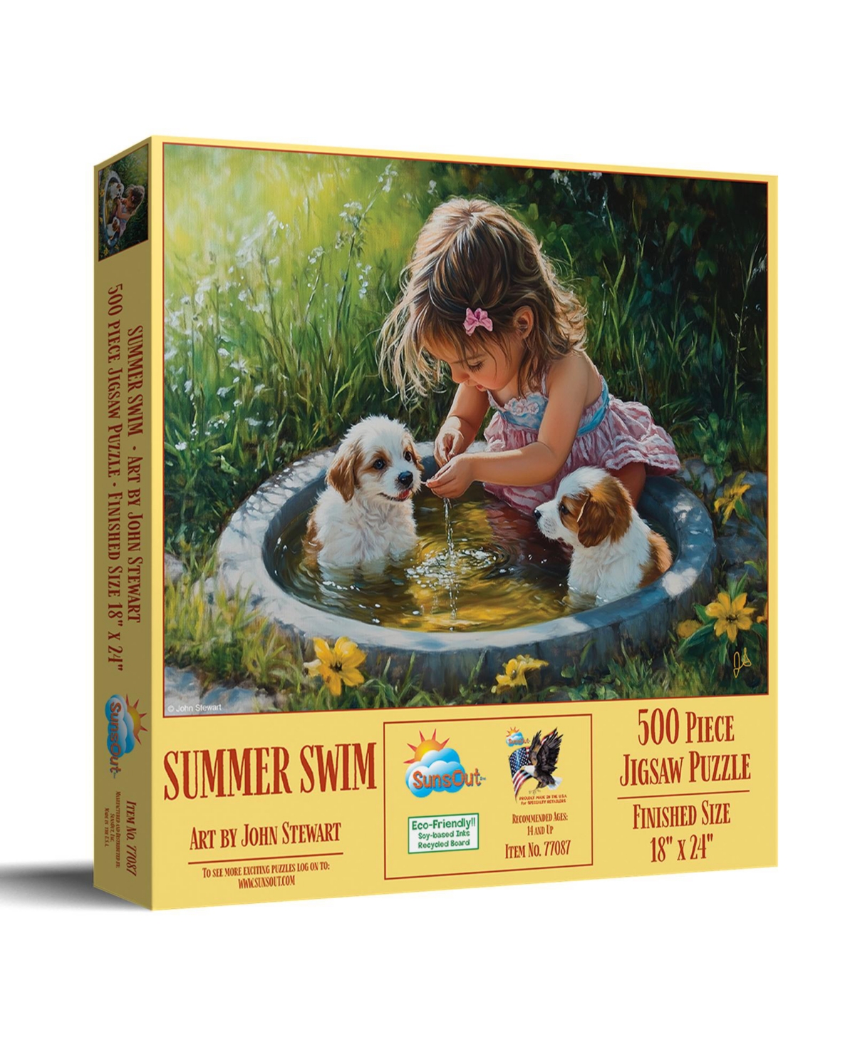 SunsOut Summer Swim 500 piece Jigsaw Puzzle