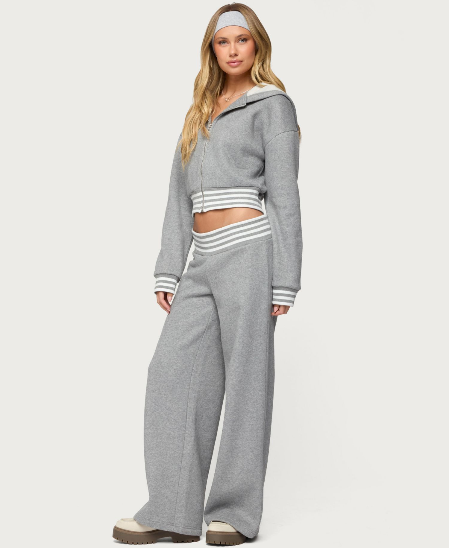 Women's Eloura Stripey Zip Up Hoodie