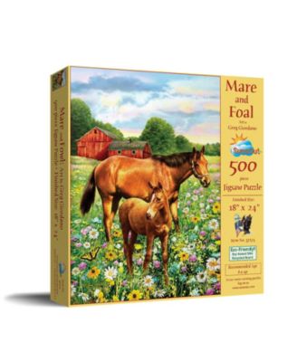 Mare and Foal 500 piece Jigsaw Puzzle for Adults