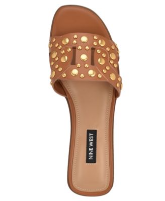 Women's Gomaz Embellished Flat Slip-On Sandals