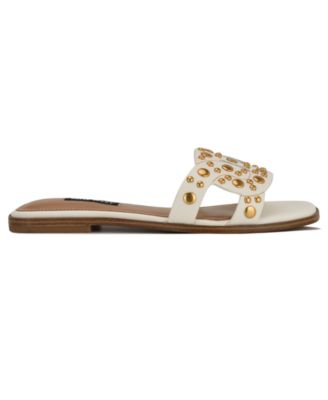 Women's Gomaz Embellished Flat Slip-On Sandals
