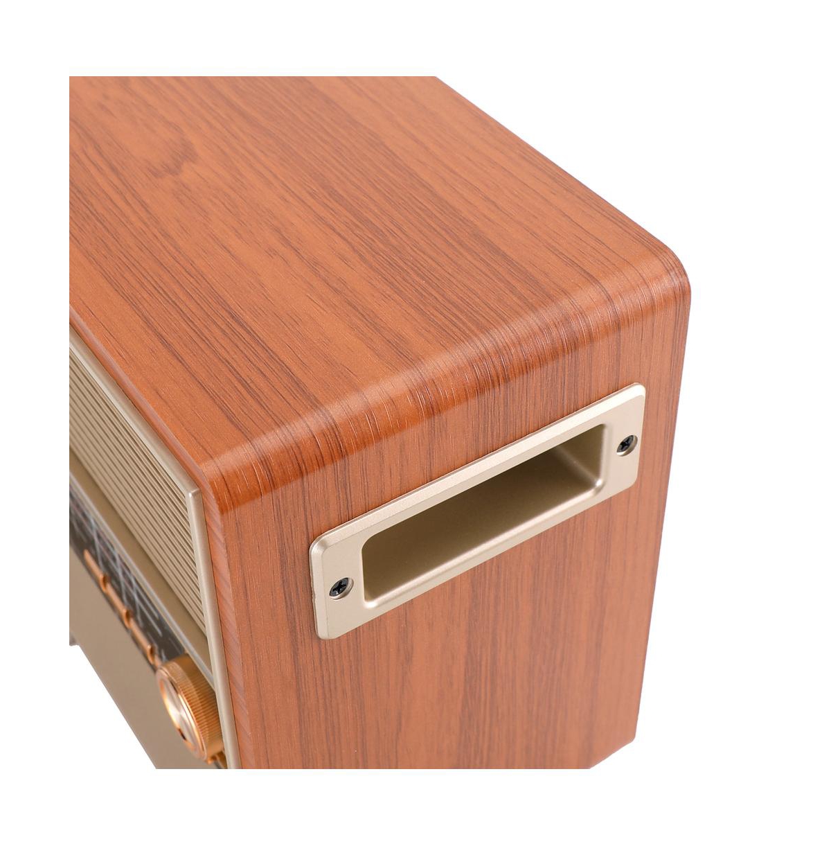 Artudatech Classic Retro Style Radio with 4-Band Reception and Usb/Sd/Aux Connectivity