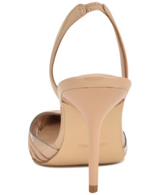 Women's Pemma Woven Slingback Stiletto Pumps