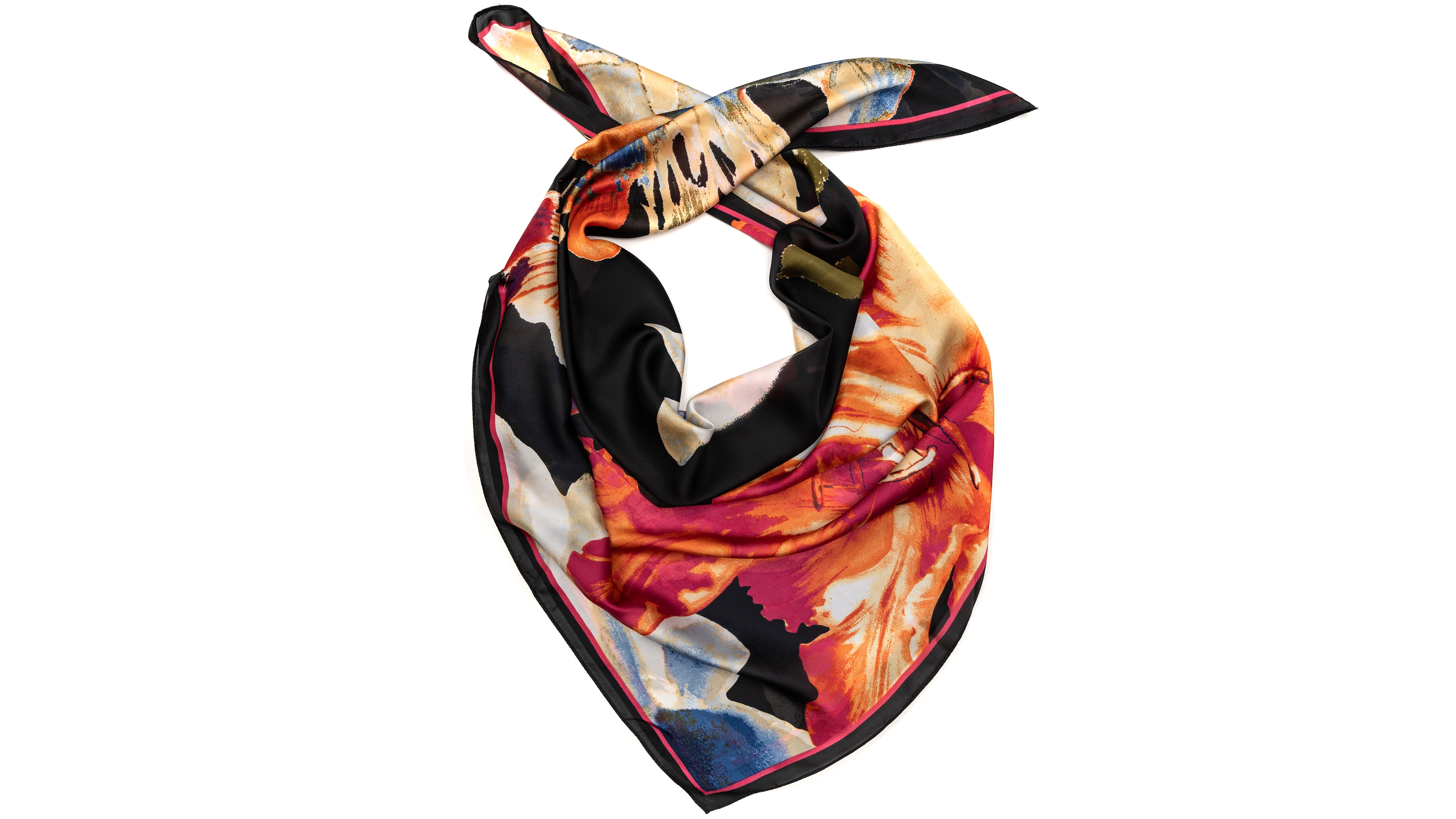 Vince Camuto Exploded Blooms Square Scarf