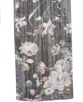 Scatter Floral Oblong Scarf