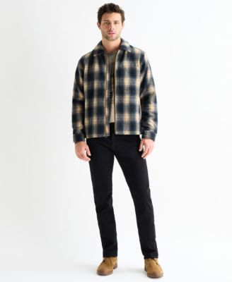 Men's Plaid Long-Sleeve Jacket