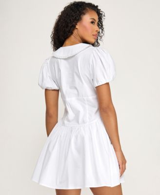 Women's Short Puff-Sleeve Dress