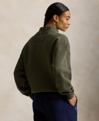 Women's Mock Neck Pull-On Sweatshirt