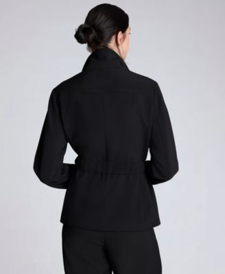 Women's Notch Collar Vision Twill Belted Jacket