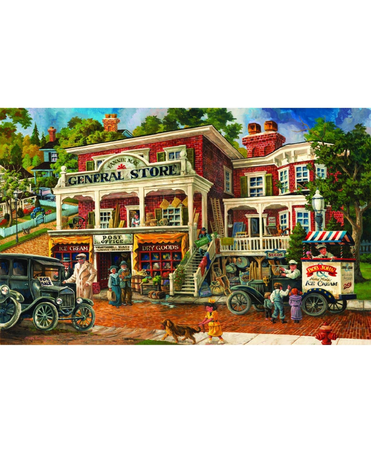 SunsOut Fannie Mae's General Store 1000 piece Jigsaw Puzzle for Adults