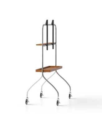 Antique Brown Movable TV Stand