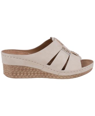 Women's Monte Embellished Wedge Sandals