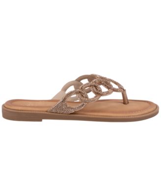 Women's Vania Chain Link Thong Flat Sandals
