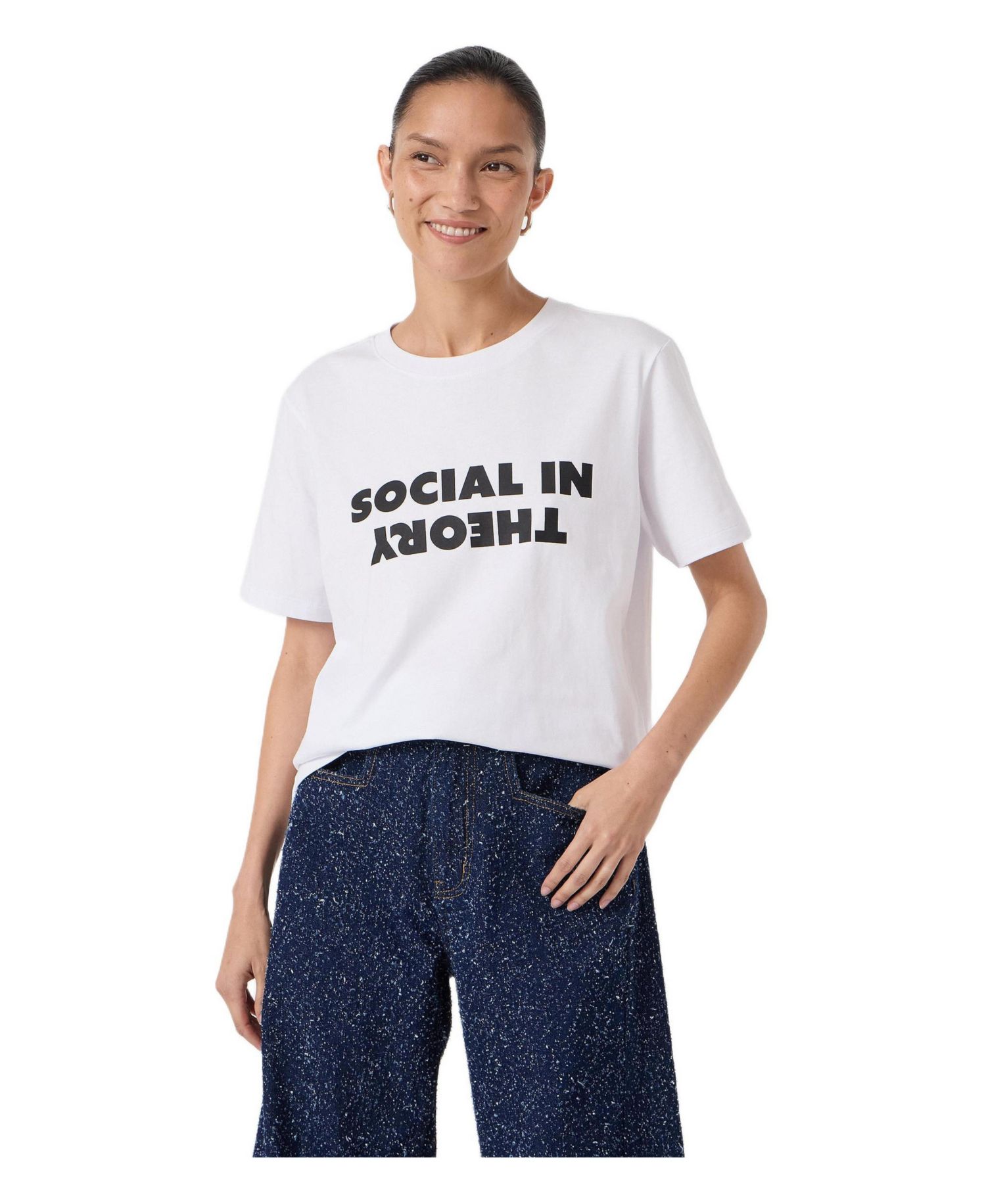 Women's Social In Theory Graphic T-Shirt