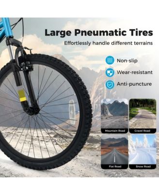 Kids Mountain Bike with Suspension Fork Six Speed Drivetrain and Dual V Brakes