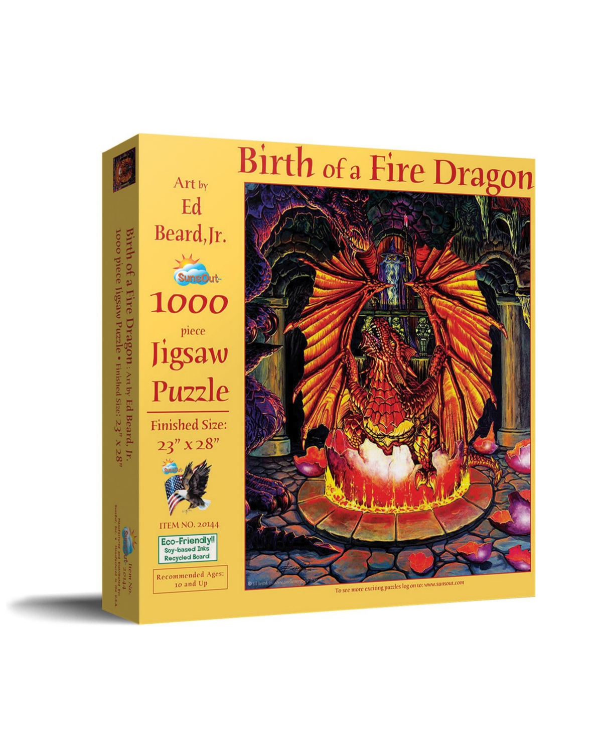 SunsOut Birth of a Fire Dragon 1000 piece Jigsaw Puzzle for Adults