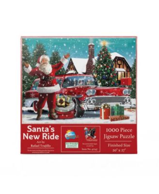 Santa's New Ride 1000 piece Jigsaw Puzzle for Adults  Christmas