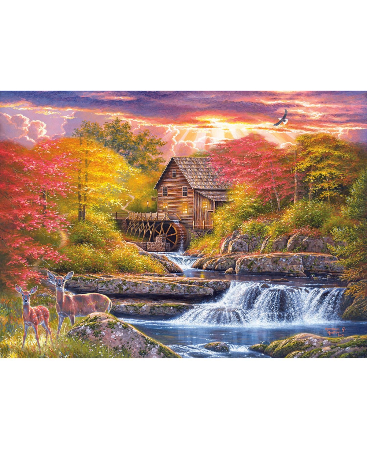SunsOut Remember When 500 piece Jigsaw Puzzle for Adults Large Pieces