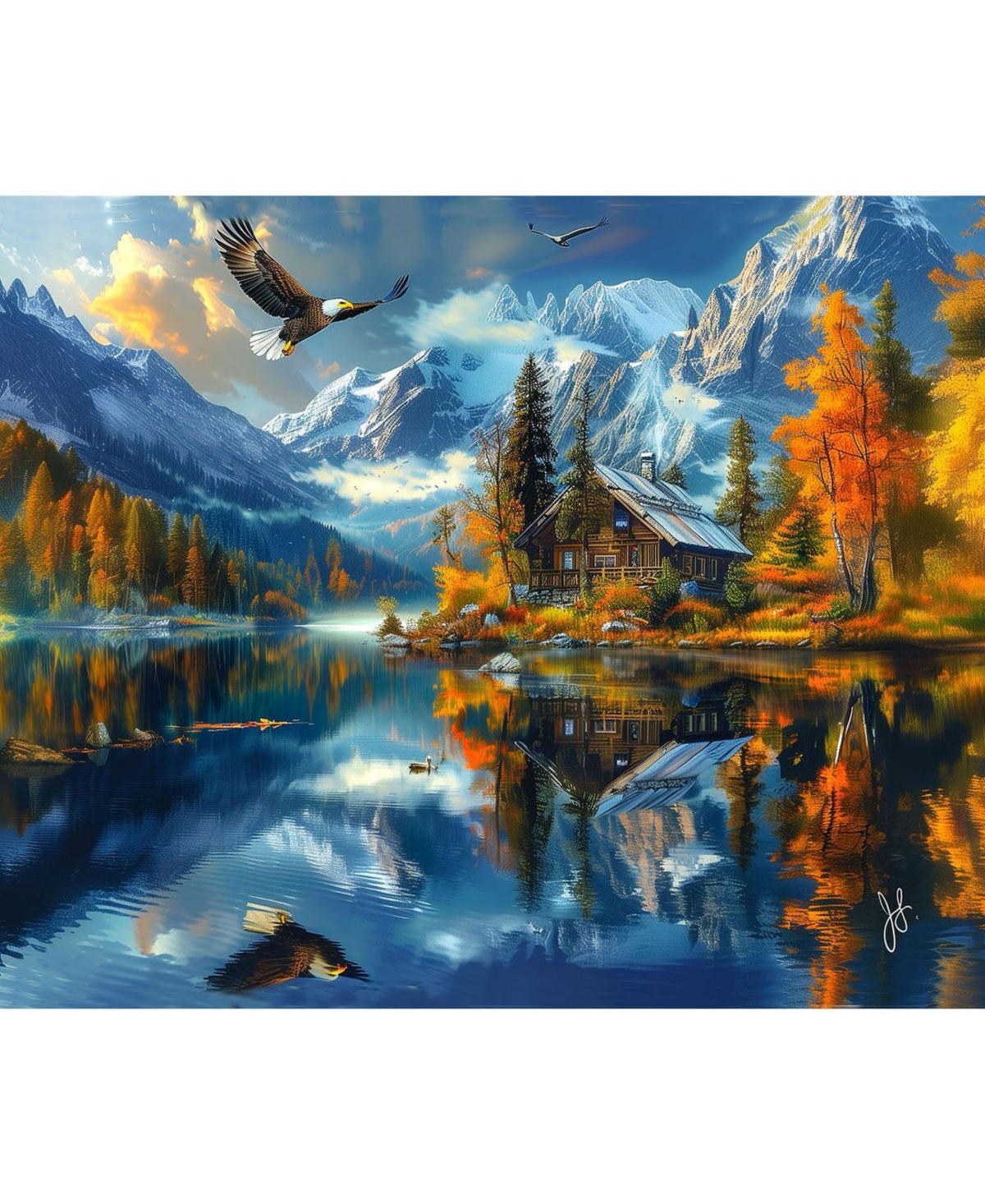 SunsOut Peace on the Lake 1000 piece Jigsaw Puzzle for Adults