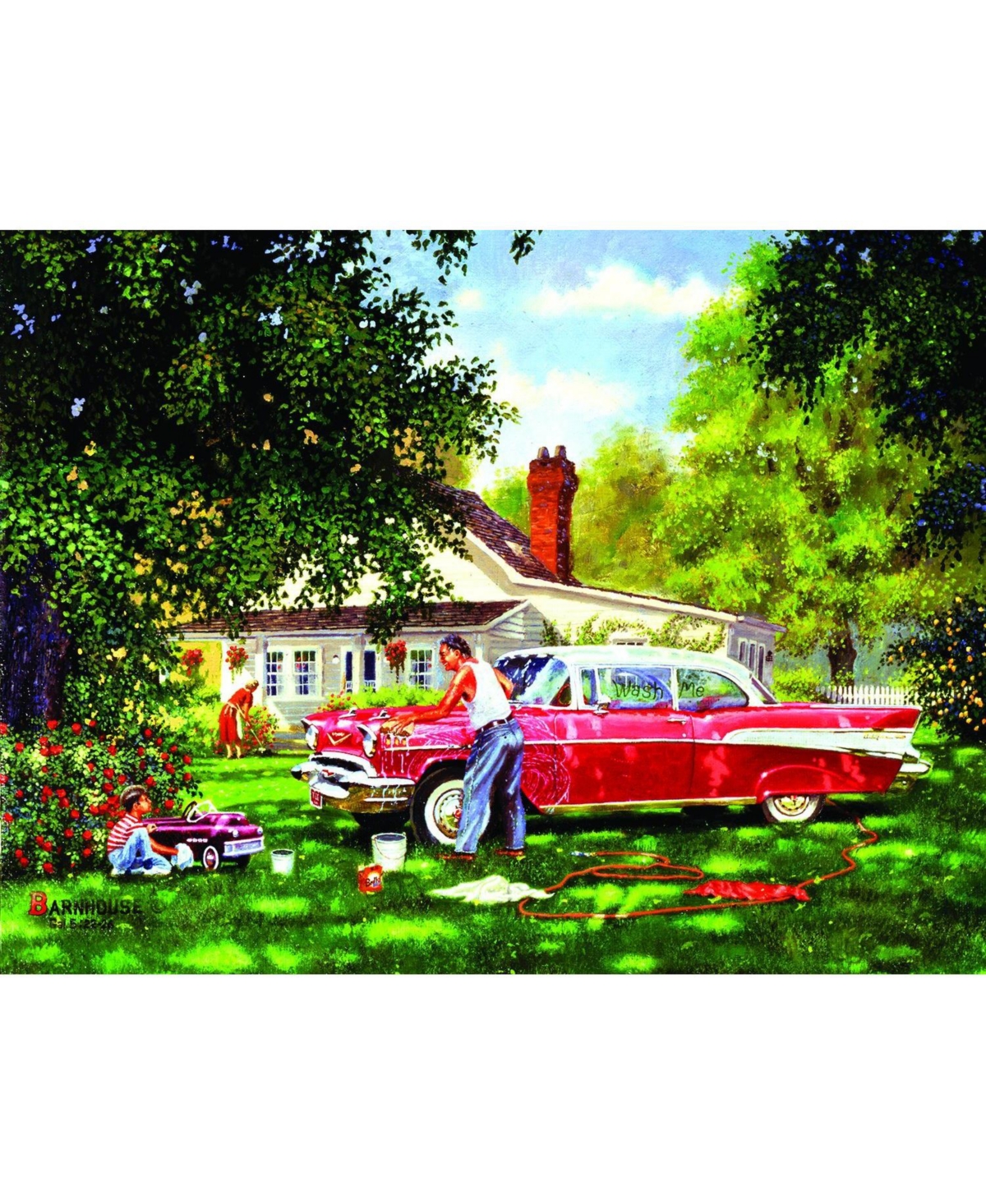 SunsOut Wash Me 300 piece Jigsaw Puzzle for Adults Fathers Day