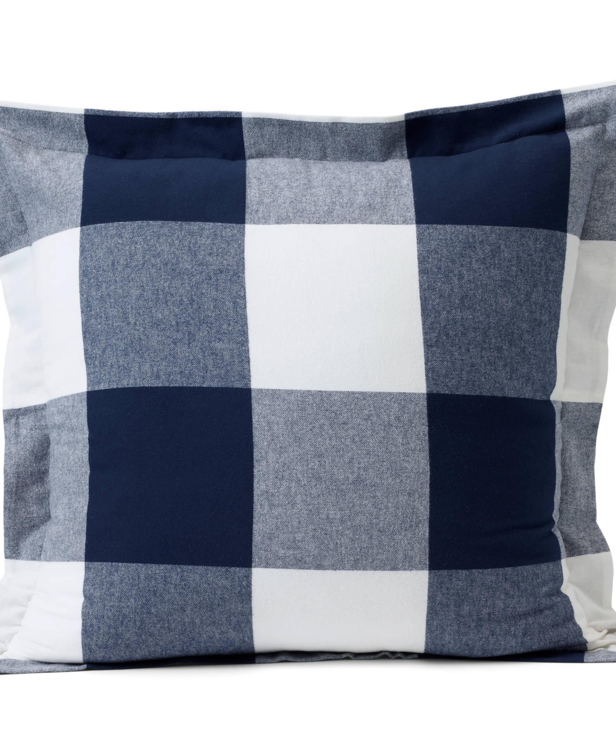 Lands' End Comfy Super Soft Cotton Flannel Plaid Pillow Sham