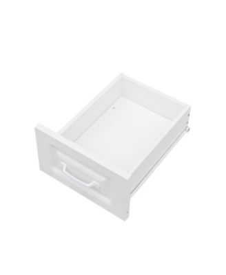 Streamdale L-Shaped Computer Desk with Drawers, Bookshelf, Hutch, White