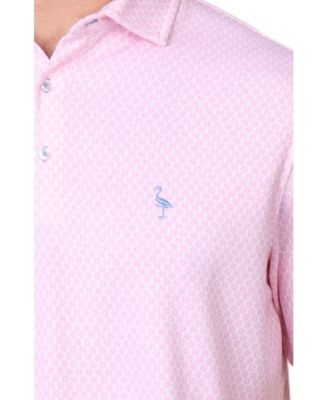 Men's Geo Floral Modal Pique Polo