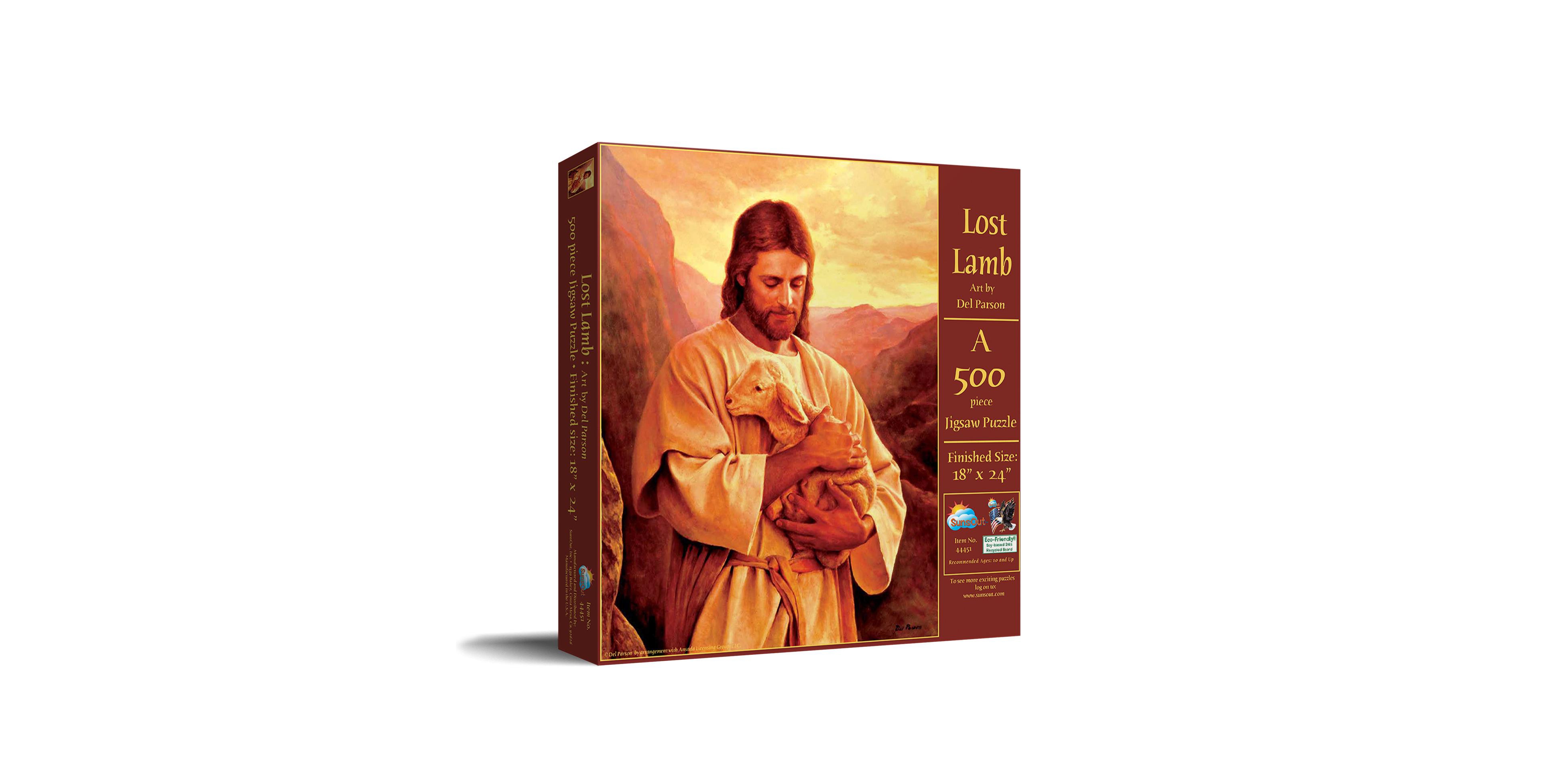 Sunsout Lost Lamb 500 Piece Jigsaw Puzzle, Ages 15+