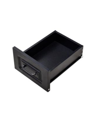  L-Shaped Computer Desk with Drawers and Hutch