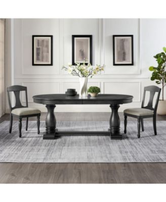 Mid-Century Modern Upholstered Dining Chairs (Set of 2) for Kitchen, Living Room