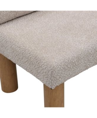 Boucle Ottoman Bench