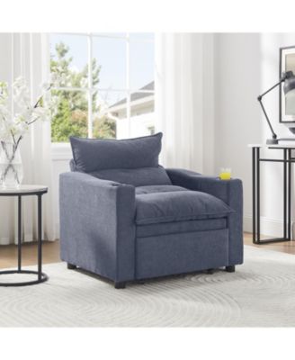 Convertible Sofa Chair Bed - Grey