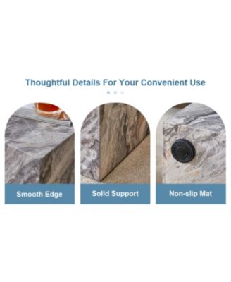 Modern Gray Textured Coffee Table