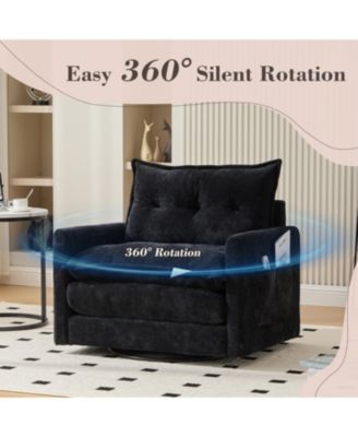 Swivel Barrel Accent Chair