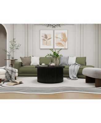 Modern Round Coffee Table Accent Table