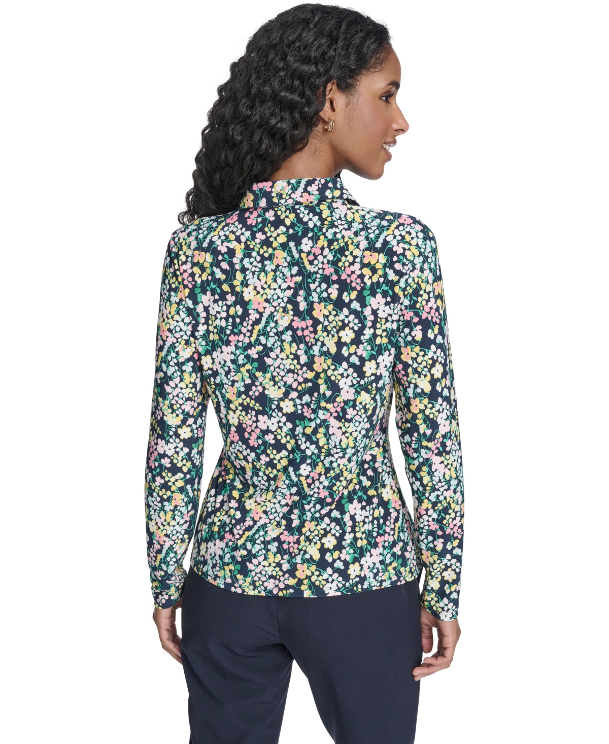 Tommy Hilfiger Women's Floral Long-Sleeve Shirt