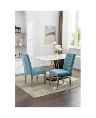 Streamdale Modern Velvet Dining Chairs (Set of 2)