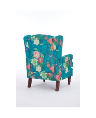 Floral Cyan Chair
