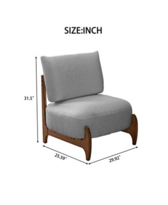 Modern Solid Wood Leisure Chair