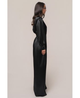 Women's Satin Bliss Pleated Pant