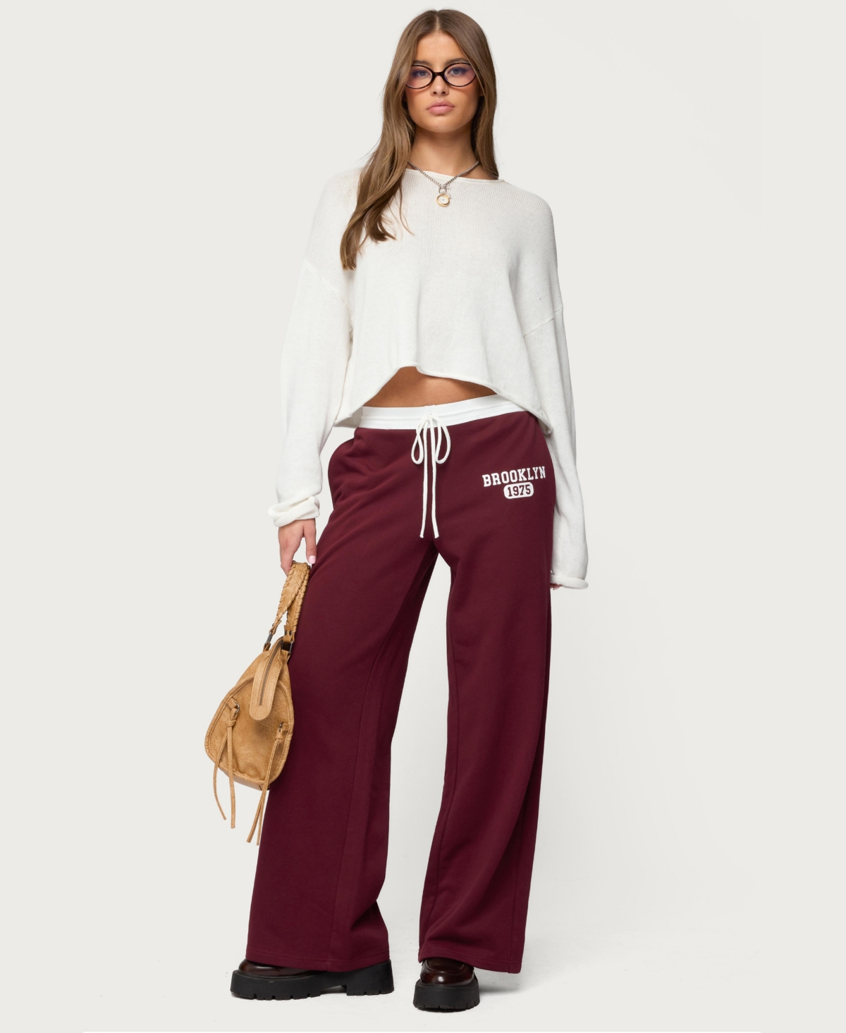 Edikted Womens Brookie Sweatpants