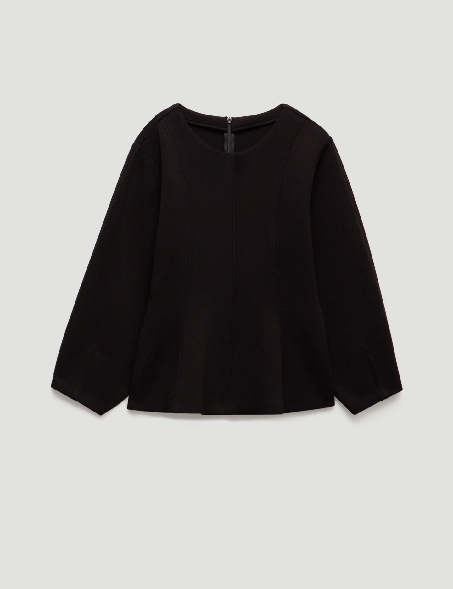 Женский топ Hush Seam Detail Smart Jersey, цвет: Чёрный — фото 5