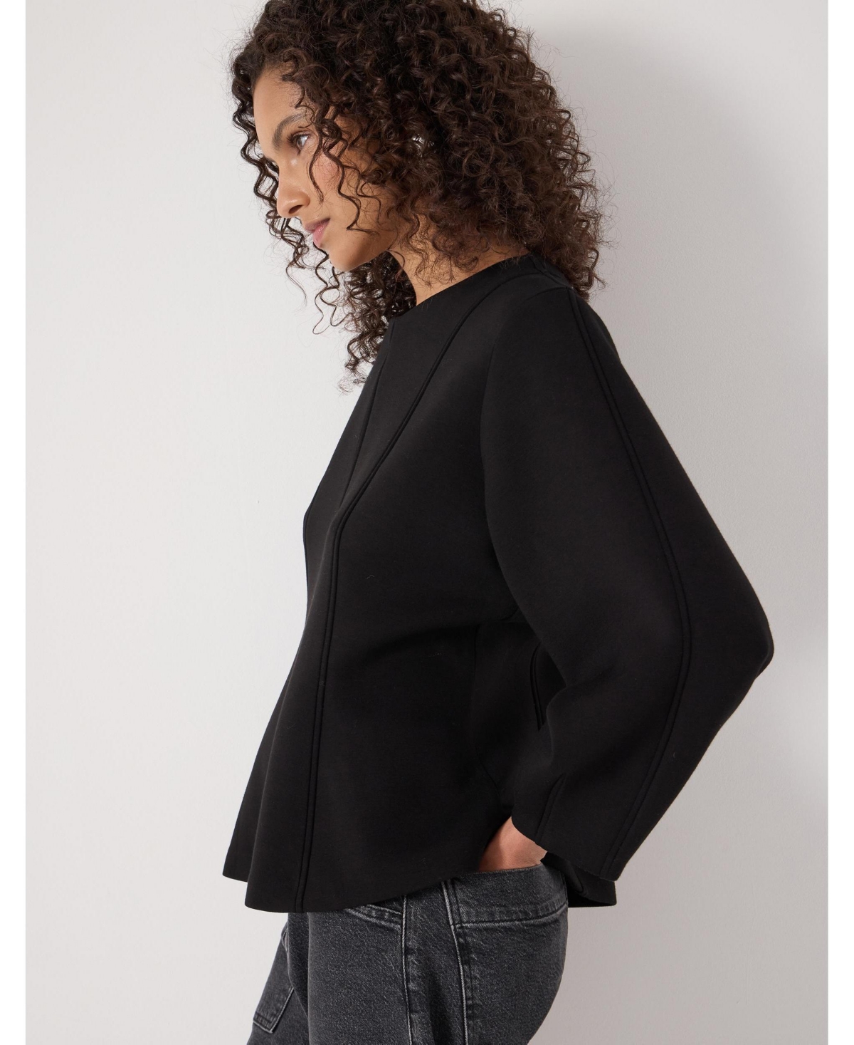 Hush Women's Seam Detail Smart Jersey Top