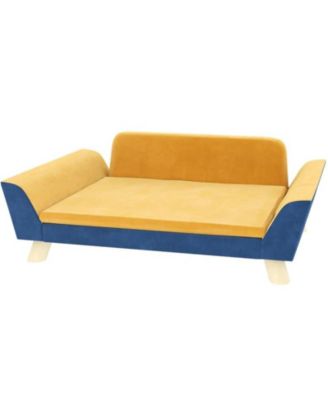 Orange Cat Sofa Bed with Washable Cover